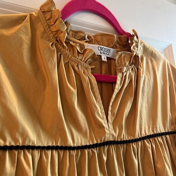 EUC CROSBY MUSTARD/BLACK TOP • M - Picture 2 of 4